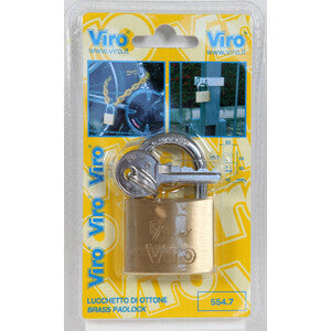 Viro BL 555.7 Lucchetto Fai Arco 50MM Ottone 6PZ