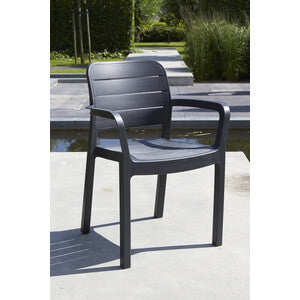 ART. CAP95142 SEDIA TISARA GRAFITE