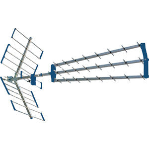 Antenna UHF Digitale Terrestre 28 Elementi Tetra DVB-T2 4K – Filtro LTE/5G, Alto Guadagno