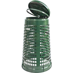 Pattumiera Trespolo 110 Litri Verde Ø38-51xH85 cm Bocca Larga