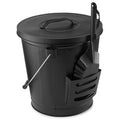 ART. CAP509970 C SECCHIO RACCOGLICENERE C/COPERCHIO E PALA NERO - MARKET PRIME SHOP