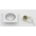 ART. CAP83844 FARETTO QUADRATO INCAS ORIENTAB LED GU10 BIANCO 10PZ