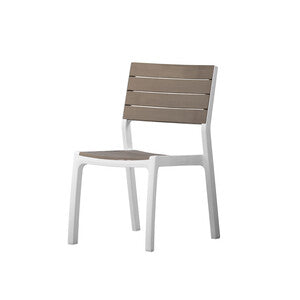 ART. CAP93802 SEDIA HARMONY BIANCO/CAPPUCCINO