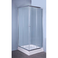Parete Doccia Fissa Trasparente 4mm 80x185cm Serie Iglo/Boka Profilo Cromato