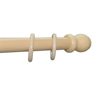 Bastone Legno a Tiro Ø35 Naturale 300 cm – Senza Supporto