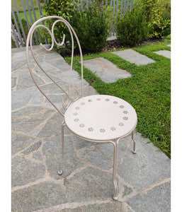 ART. CAP55650 SEDIA SORRENTO CREMA OPACO 4pz - MARKET PRIME SHOP