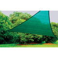 Vela Ombreggiante Triangolare HDPE 5x5x5m Verde Foresta