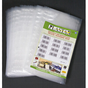 BUSTA GOFFRATA 15X25 CM P/SOTTOVUOTO 25 PZ