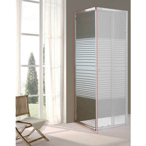 ART. CAP93132 PARETE FISSA CRISTALLO TRASP. SER. 6 MM 64/70 CM LUSSO