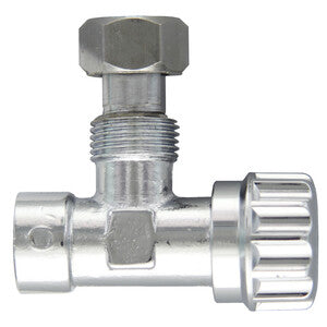 PL - Rubinetto Cromato per Cassetta WC Ø 3/8" - Conf. 6 pz.