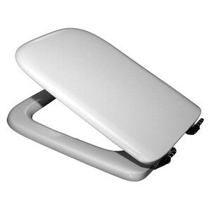 Copriwater in Legno Poliestere Serie Conca Bianco