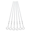 Spiedini per Barbecue 35 cm Inox AISI430 6 Pezzi