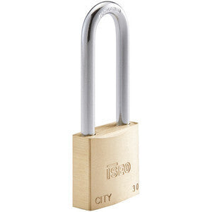 Iseo P700 City Lucchetto Arco Lungo 40mm Ottone 10 Pz