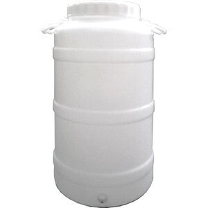 Fusto HDPE Bocca Larga 50L Predisposto Rubinetto 3/4"