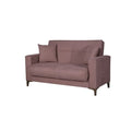 Divano 2 Posti Bravo Marrone con Cassettone 152x87x90 cm