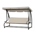 Dondolo Levante 3 Posti Beige con Sgancio Rapido – Sofa da Giardino