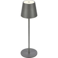 ART. CAP501166 LAMPADA DA TAVOLO BT10004 BATT RICARIC GRIGIO