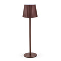 ART. CAP507195 LAMPADA LED RICARICABILE DA TAVOLO AURORA RUGGINE 12pz