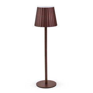 ART. CAP507195 LAMPADA LED RICARICABILE DA TAVOLO AURORA RUGGINE 12pz
