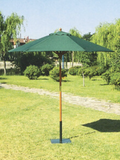 Ombrellone In Legno Palo 38mm Nauru D2,5m Verde