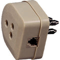 ART. CAP5763 FME 22.170 SPINA TELEFONICA + PRESA PLUG 6-4C 10PZ