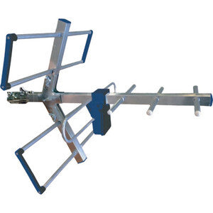 Antenna UHF Digitale Terrestre 5 Elementi DVB-T2 4K – Filtro LTE/5G, Balcone Sottotetto
