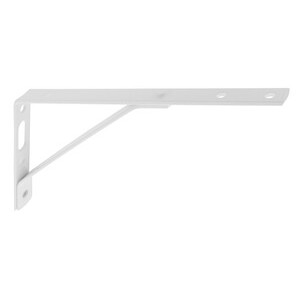 Reggimensola per Tende 15x3 mm con Saetta Bianco 25 cm - Confezione da 12 Pz