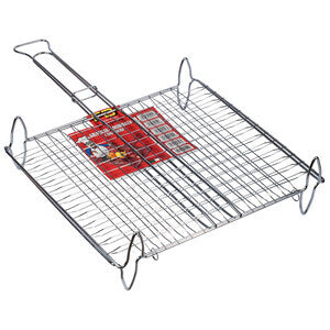 ART. CAP99552 GRATICOLA DOPPIA BOMBATA C/PIEDI 37X27 CM