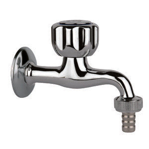 Rubinetto Erogatore con Portagomma Fiore Astro Doria 1/2" - Conf. 2 pz