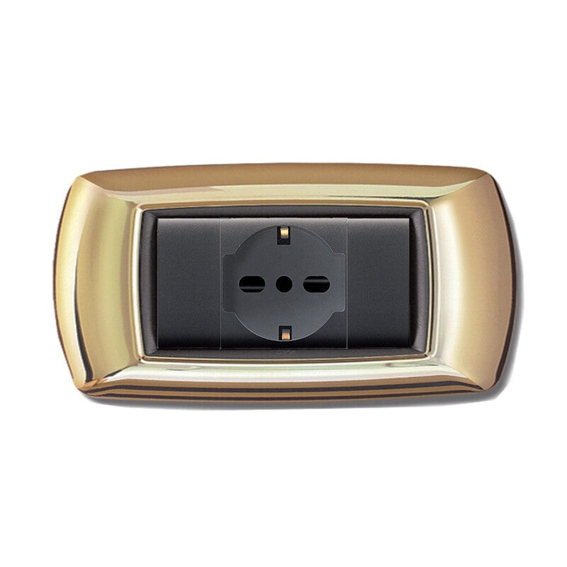 Placca Life Living Plast Oro 4 Posti