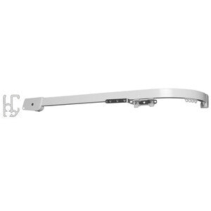 Scorritenda Grecia in Alluminio 150/20 cm – Bianco