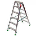 Art. CAP505478 SCALA ALLUMINIO FACAL DUPLA – DOPPIA SALITA – 5 GRADINI