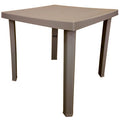 Tavolo Resina Figaro 80x80xH72 Tortora