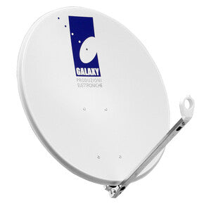 Antenna Parabolica Offset in Acciaio 80 cm – HD 4K, Hotbird Astra Sky Tivùsat