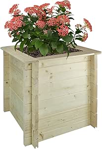 Fioriera in Legno 58x58xH46cm Timbela M617