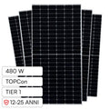 Pannello Solare Fotovoltaico 480W TOPCon Monocristallino – Efficienza 22,24% IP68 TIER 1