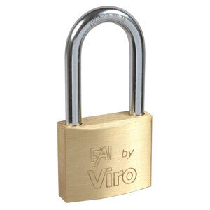 Viro FAI 555.49 Lucchetto Arco Lungo 50mm Ottone 6 Pz
