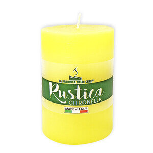 ART. CAP504913 CITRONELLA CANDELA RUSTICA MADE IN ITALY 10X10 4pz