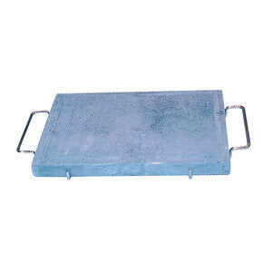 ART. CAP38002 PIETRA OLLARE C/TELAIO CROMATO 25X35X2,5 CM