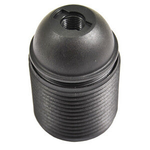 ART. CAP92708 PORTALAMPADA NERO E27 FILETTATO 20PZ