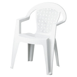 Poltrona in Resina Norma Antiscivolo Bianco