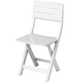 ART. CAP99542 SEDIA RESINA GILDA PIEGHEVOLE BIANCO 4pz