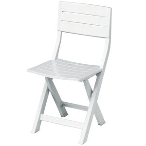 ART. CAP99542 SEDIA RESINA GILDA PIEGHEVOLE BIANCO 4pz