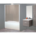 ART. CAP92584 PARETE VASCA A SOFFIETTO 1 LATO 170-140XH150 CM