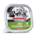 Morando Cibo Umido Cane Paté Pollo e Verdure Vaschetta 300 g – Confezione 18 Pezzi