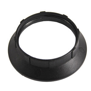 ART. CAP92713 GHIERA E27 NERA 50PZ