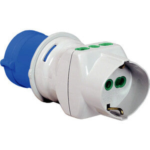 ART. CAP5546 FME 73.090 ADATTATORE CEE 2P+T-2 SCHUKO/BIP 220V IP44