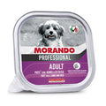 Morando Cibo per Cani Paté Agnello e Fegato 300g - Confezione da 18 Vaschette