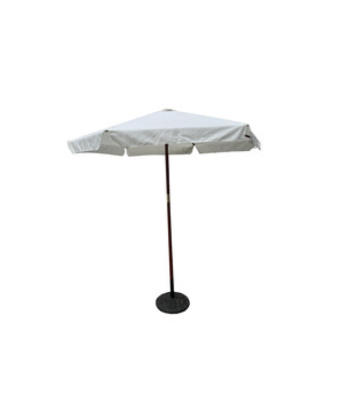 ART. CAP13115 C OMBRELLONE IN LEGNO PALO 38 NAURU D2,5M BIANCO - MARKET PRIME SHOP