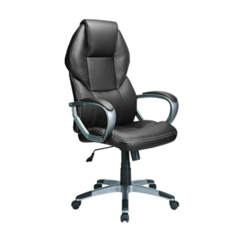 Poltrona Direzionale 1110 Nera con Schienale Alto Ergonomico e Meccanismo Basculante
